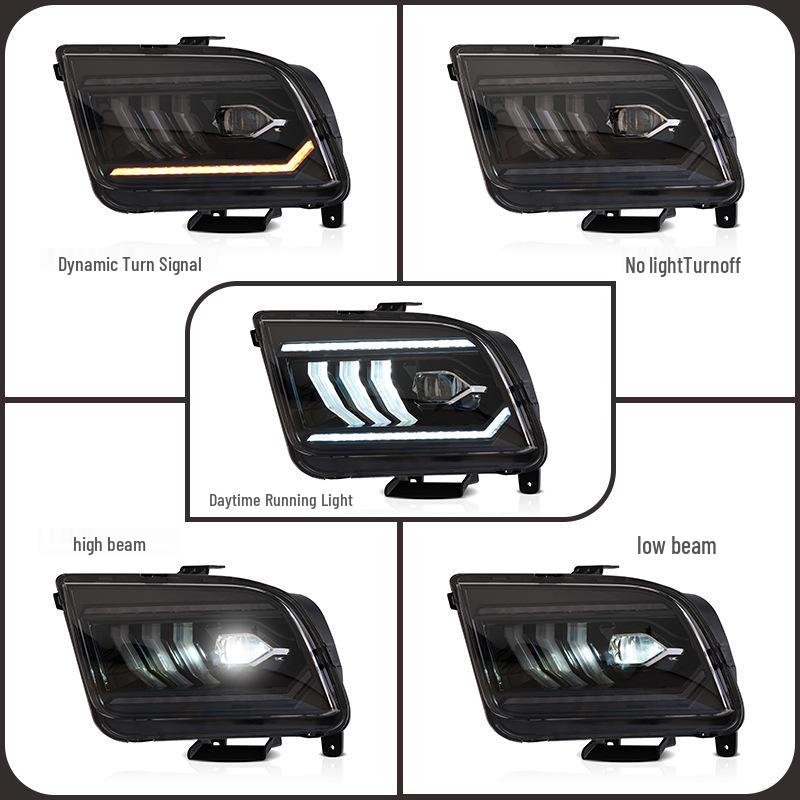VLAND LED Headlight Assembly for 2005-2009 Ford Mustang