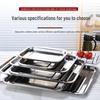 Langxi Stainless Steel Commercial Square Serving Tray