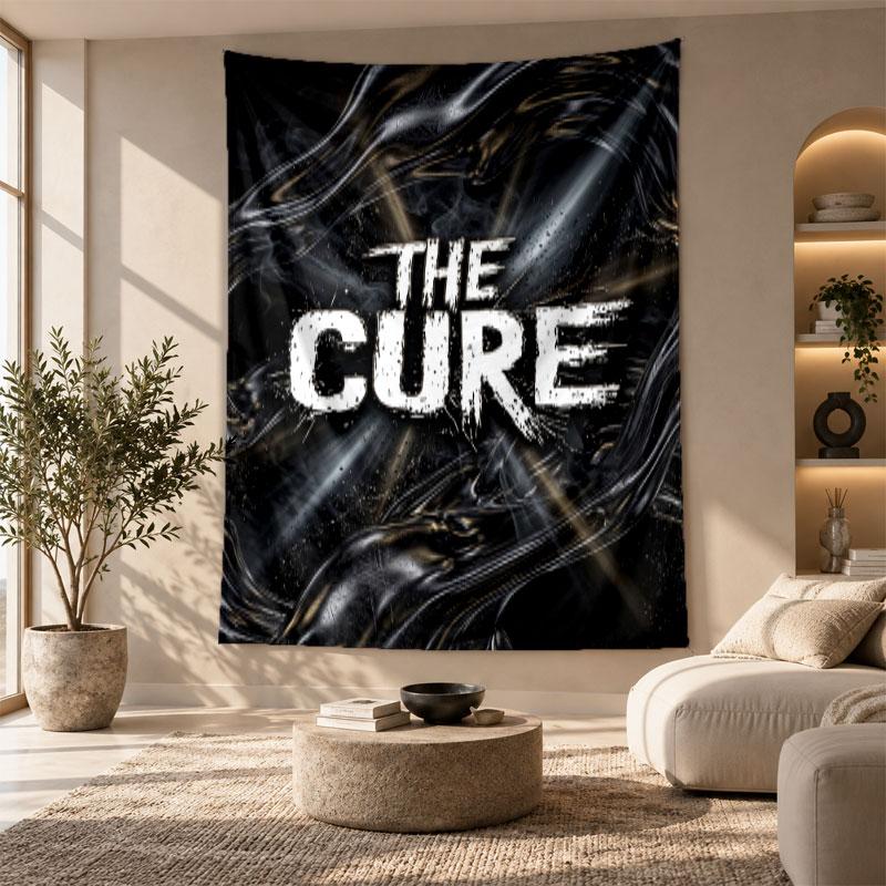 Decorative Tapestry,The Cure Printed Wall Art, Lightweight Wall Hanging For Bedroom Background