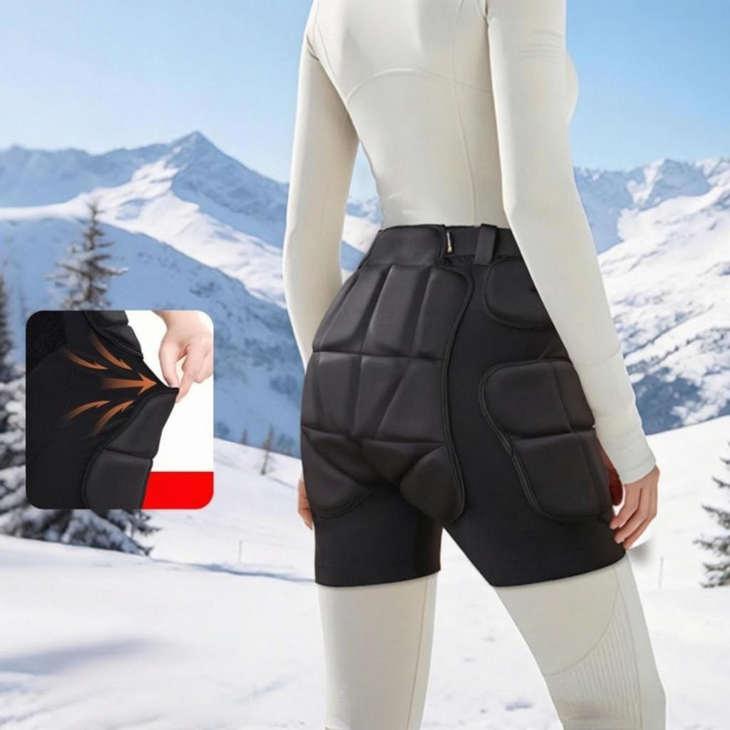 Ski Safety Shorts Lightweight for Skiing, Snowboarding, Snowboarders