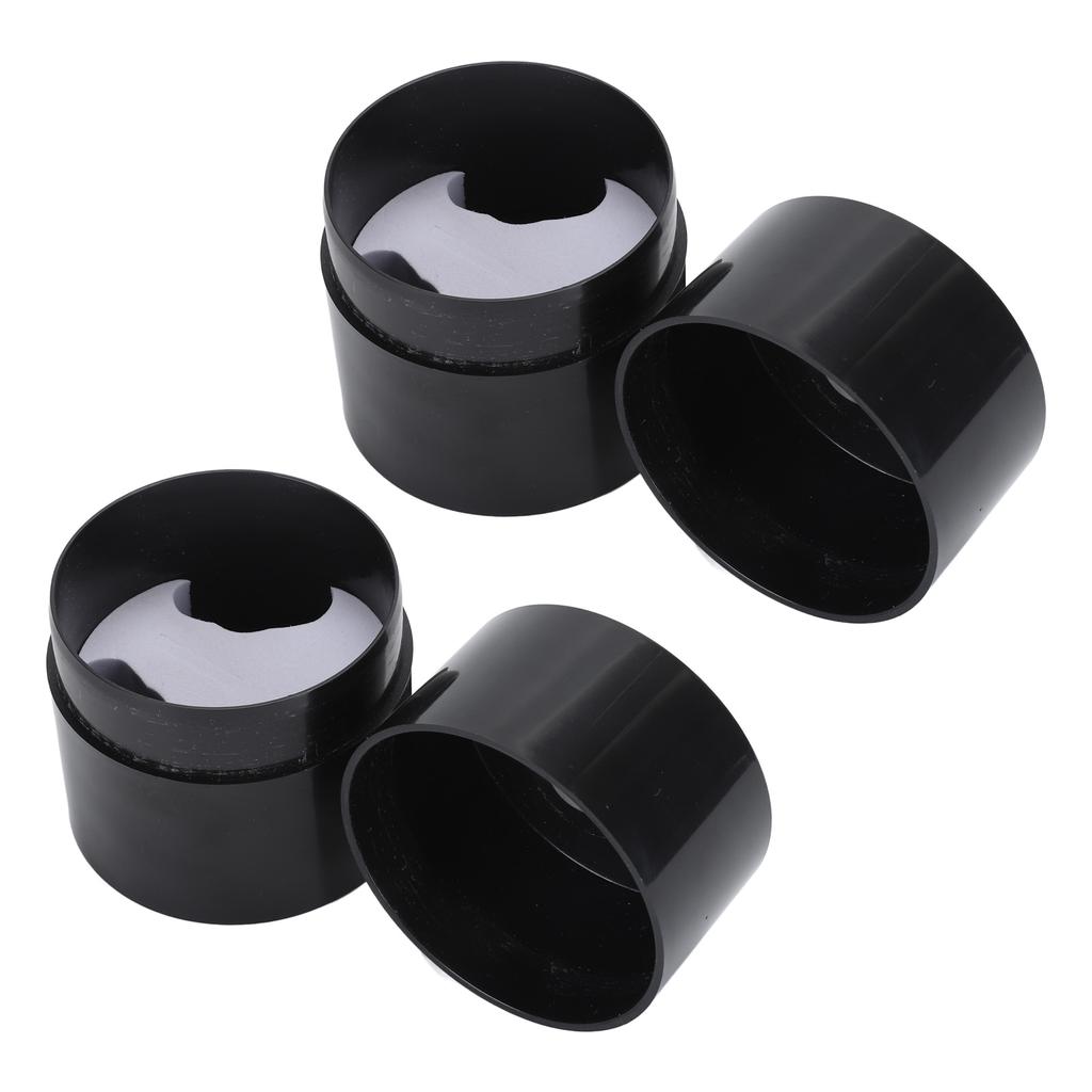 2PCS Nail Glue Storage Jar Portable Leakproof Vacuum Sealing Lash Extension Jar Black