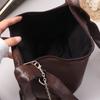 Large Capacity Leather Crossbody Bag New Design Women Tote Handbag Vintage Shoulder Bag  Lady