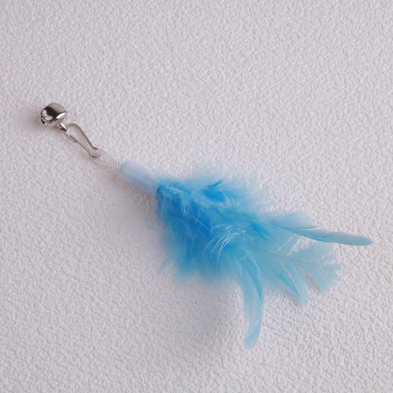 In Stock Colorful Feather Cat Teaser Headband Toy for Boredom Relief