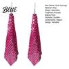 Detail-oriented Earrings 1 Pair Sequin Hook Geometric Design Long Statement