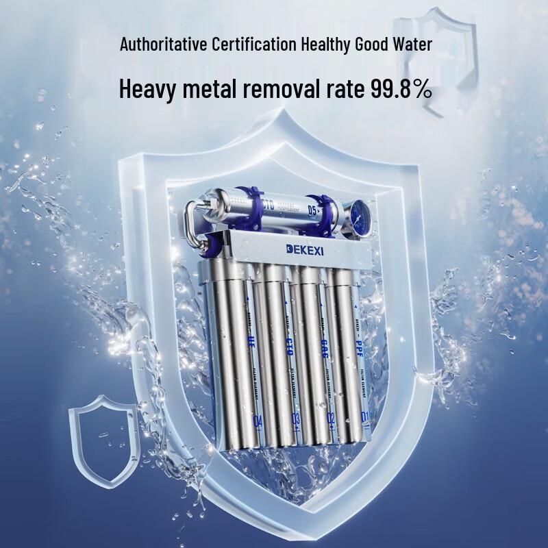 Dexi Untertisch-Ultrafiltrations-Küchenwasserfilter CN-Stecker (Adapter enthalten)