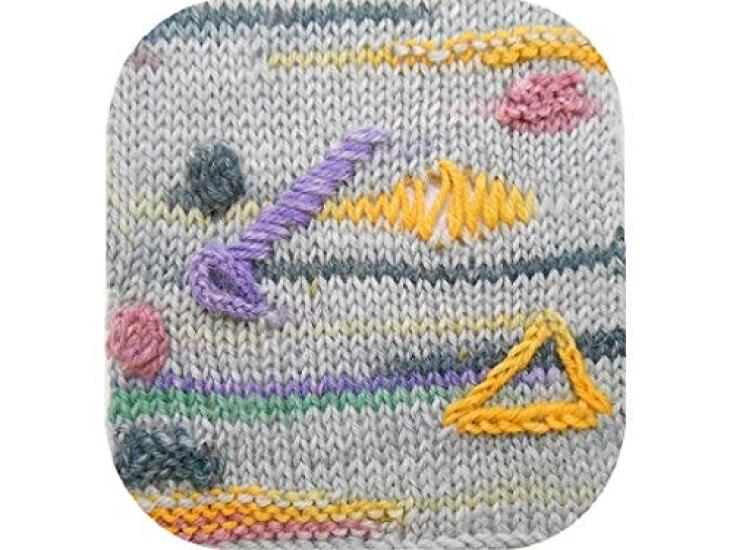 Opal Relief Viereck 9490 (Gray Multicolor)