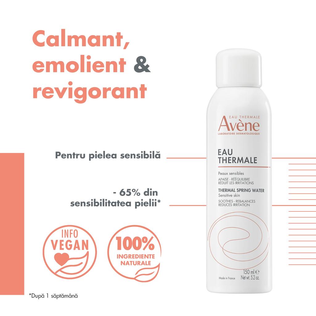 Avene Thermal Spring Water Spray for Sensitive Skin, Soothing & Hydrating Facial Mist, 150ml