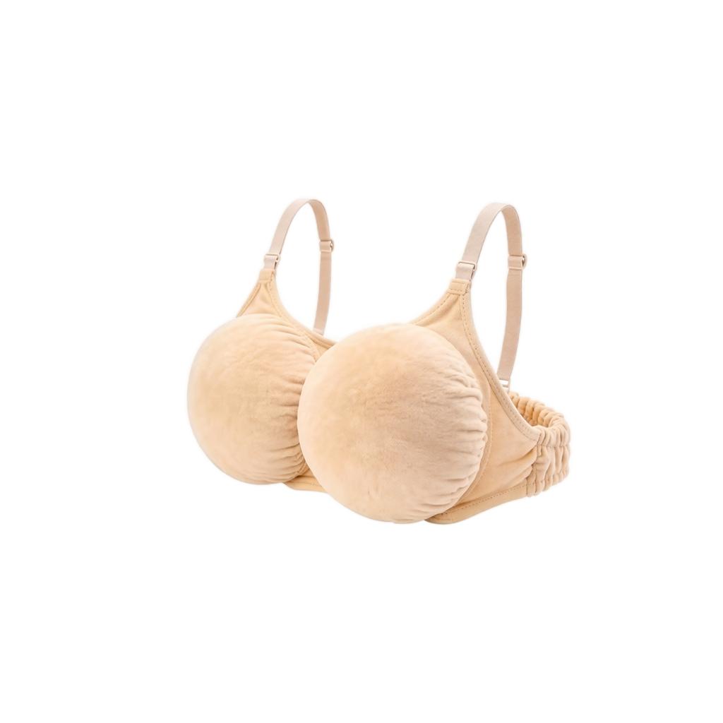Detachable Breast and Hip Pad Set, Plush Filled Bra, Body Shaping Accessory