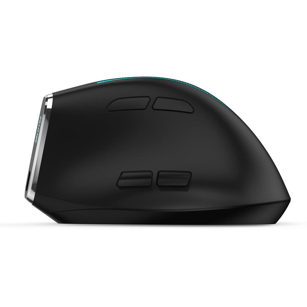 ZELOTES Master F36 Vertical Ergonomic Mouse: Three-Mode Bluetooth, Rechargeable, Programmable