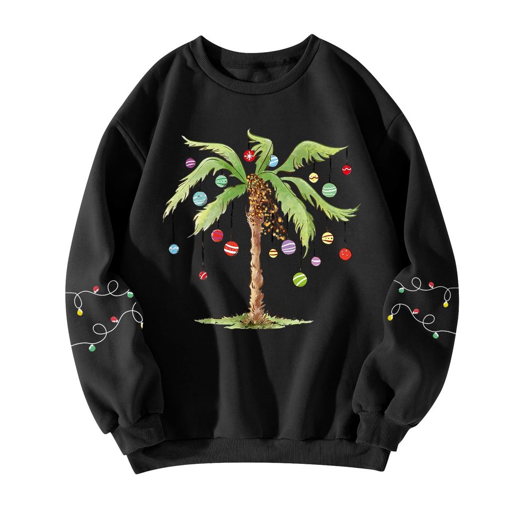 Women  Tops Women's Long Sleeve Sweatshirt Casual Crewneck Loose Fit Pollover Fleece Tops
