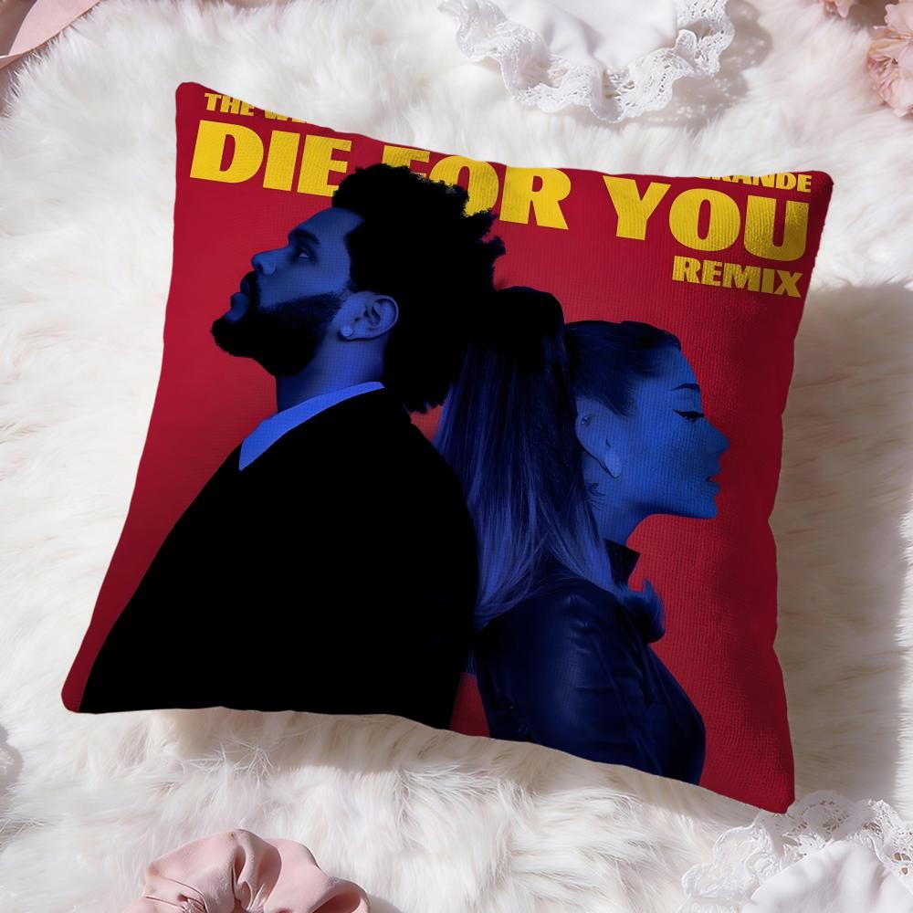 T-The Weeknd Sänger Kissenbezug Premium Komfort Wendbarer Kissenbezug -Zwei-in-Eins-Design für Jeden Raum & Autoinnenraum