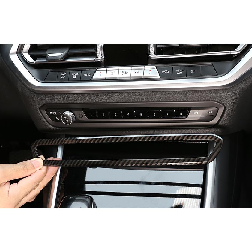 Fit For BMW 3 Series G20 - Carbon Fiber Volume Switch Button Frame Trim
