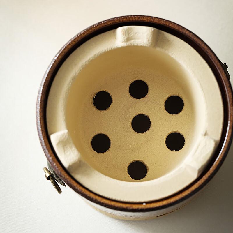 BW Ceramic Side-Handle Tea Pot with Carbon Stove Set