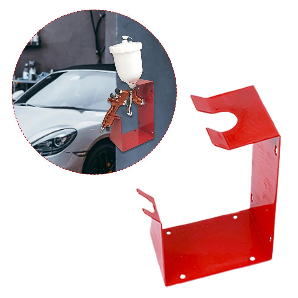 Supporto a Rack per Pistola a Spruzzo Vernice Auto Con Imbuto Magnetico Strumento - Staffa di Montaggio a Parete Ferramenta Mobili Per Organizzazione Pistola a Spruzzo