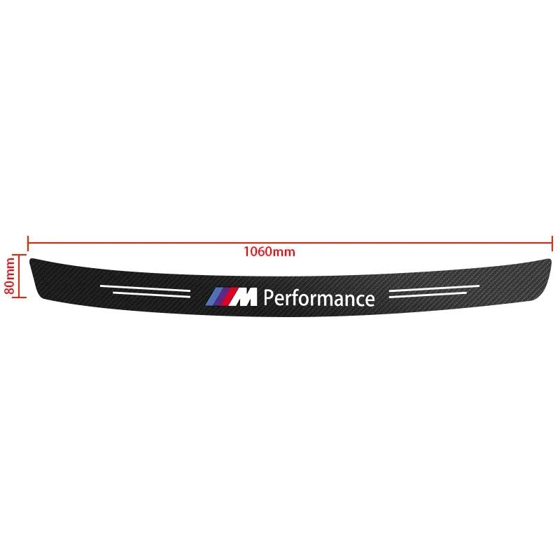 1 Pezzo Adesivi Protettivi per Paraurti Posteriore e Bagagliaio in Fibra di Carbonio per Auto per BMW E90 E60 E61 E93 E87 E36 E46 E53 X1 X3 X5 X6 F30 F20 F10 G30