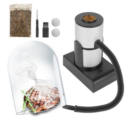 Meat Fish Bacon Smoker Food Cold Smoke Generator Wood Chips Portable Molecular Cuisine Smoking Gun Smokehouse Cooking