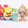 Bunte Spongebob Schwammkopf Patrick Sandy Gary 12 Stück Actionfigur Kuchenaufsatz Spielzeug für Feiern