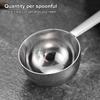 Stainless Steel Coffee Measuring Scoop Food Grade Multi Use Precise Markings for Home Baking Spice Measuring Use
