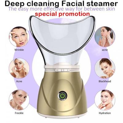 Deep Cleaning Facial Steamer Household Nano Ionic Facial Humidifier Portable Face Moisturizing Beauty Device
