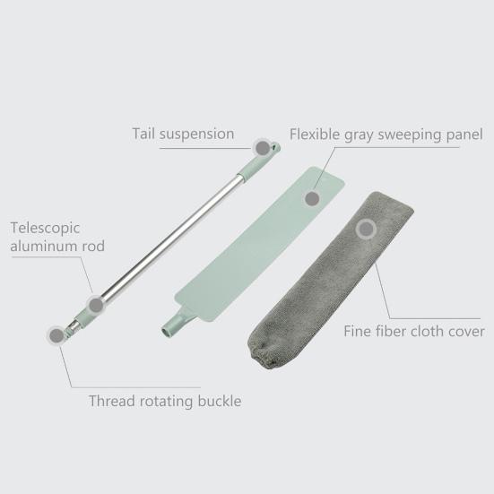 Retractable Dust Cleaning Brush Adjustable Bendable Design Dust Pet Hair Remover Extendable Duster Tool