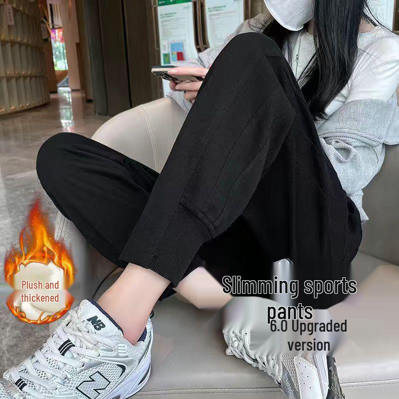 Damen Khaki Harem Jogger - Frühling/Herbst 2025, Lockere Passform, Gerades Bein, Bündchen-Sweathose