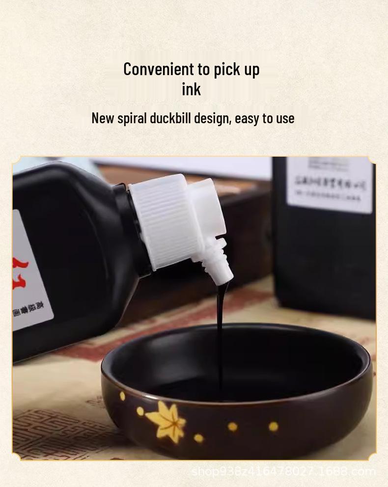 Genuine Red Star Large Capacity Calligraphy Ink for Brush and Chinese Painting
