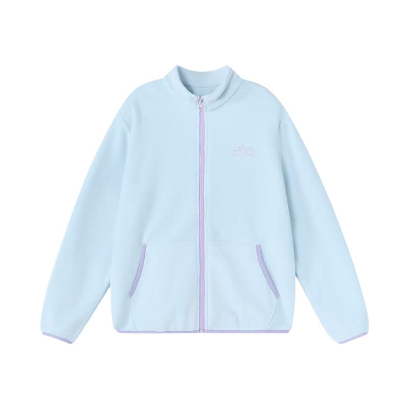 Desa Girls' Fashion Stand-Collar Fleece Jacket