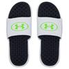 Under Armour Ignite Pro 8 Slide White Hyper Green Men Sneakers 6000337-100