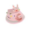 Children's Cartoon Sun Hat with USB Fan – Unisex Wide Brim Summer Protection