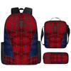 Spider-Man Schoolbag Three-piece Set Student Large-capacity Storage Backpack Outdoor Portable Backpack