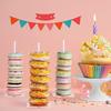 Donut-Ausstellungsständer, transparent, stabile Basis, lebensmittelechter Bagelhalter, für Geburtstag, Hochzeit, Babyparty, Party, Desserttisch, Donut-Ausstellungsturm, 5 Stück