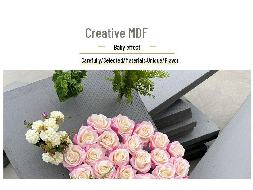 Blomsterformskiva med hög densitet för bröllopsblomsterarrangemang och väggdekorationer