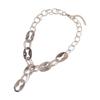 Accessories, Portia Acrylic Metal Necklace, Neck Chain For Women, Exaggerated Hip-Hop Punk Short Necklace.