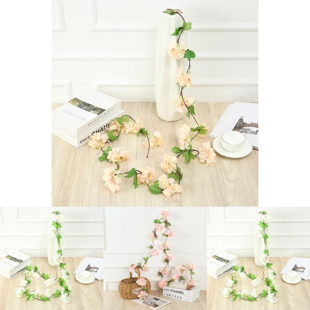 High Realistic Appearance Cherry Blossoms Garland For Garden And Office Decor