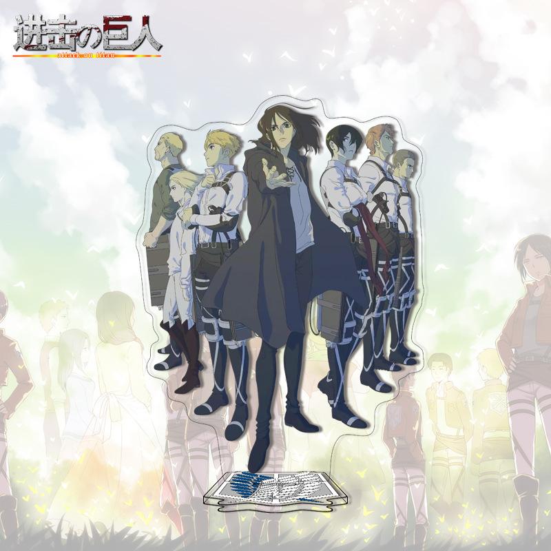 On Attack Titan Acrylic Stand 41-80 Anime Figure Custom Made Drop Shipping Distributor Merchandise For Kids Adults Children's Birthday Gift Holiday