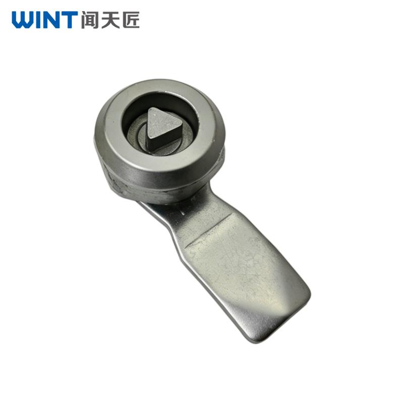 Quarter Turn Cam Lock Ms705 Triangle Lock 304 Stainless Steel Cam Lock Waterproof IP66 (Silver,Steel Door&Stainless Steel&Cam Lock) серебряный