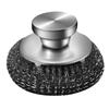 Küchen Edelstahl Spülbürste Metall Schwamm Scheuerschwamm mit Griff für Geschirr Töpfe Pfannen Grills Spüle Reinigungswerkzeuge