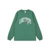 Unisex Retro Letter Print Long Sleeve Cotton T-shirt - Trendy High Street Autumn/Winter Loose Fit