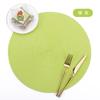 Ningxin PP Round Hand-woven Placemat Thermal Insulation Mat Table Mat Hotel Western Food Mat Non-slip Mat Home Decoration