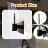 Beach Flags Pole Base Wall Mounted Support Iron Feather Flag Bases Stand for Patio Backyard