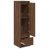 Highboard In Brown Oak Look 11.6 X 13.4 X 47 In (W X D X H) Particle Board