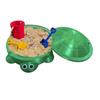 Mini Schildkröten-Sandkasten mit Deckel Sand Mini-Werkzeuge Zubehör 3D-gedruckte Schildkröte Sandaufbewahrungsbox Runder Behälter Kindersommer-Strandspielzeug