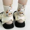 1Pair Ins Cat Egg Cotton Socks Couple Socks Cat Balls Kawaii Hand Knitting Socks Cartoon Ginger Cat Tabby Creative Kid Gift