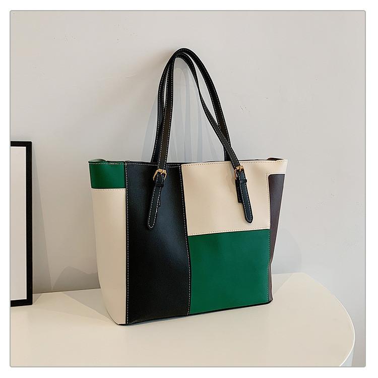 Womens Large Pu Tote Bag With Inner Pocket And Soft Structure For Work And Casual
