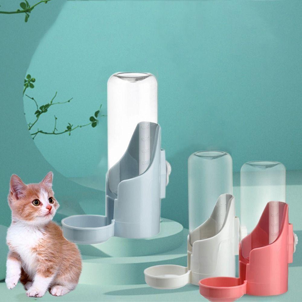 Hanging Cats Water Dispenser Removable Rabbit Food Container Rabbit Water Bottle  For Puppy Bird