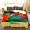 Movie Back To The Future Canary Bedding Set Duvet Cover Bed Set Quilt Cover Pillowcase Comforter King Queen Size Boys Adult029