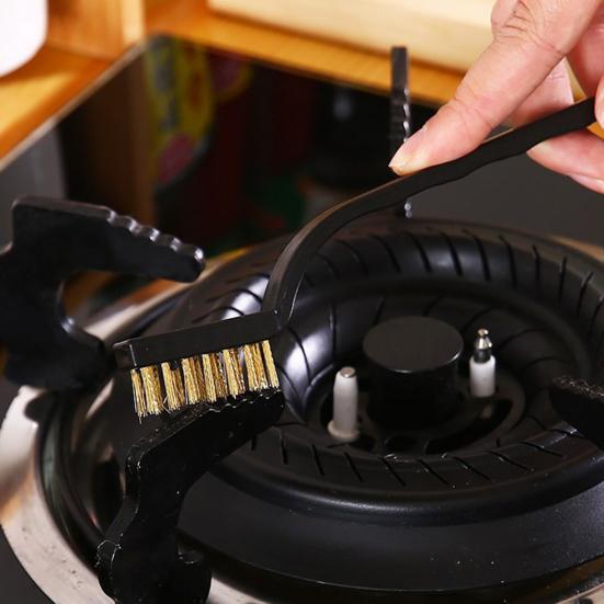 5/6/7/8Pcs Cleaning Brush with Ergonomic Handle Removes Dust Dirt Debris Anti-Slip Grip Home Car Interior Cleaning Scrubber