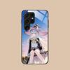 Wandering Witch Elaina Glass Mobile Phone Case for Samsung Galaxy S26 S25 S24 S23 S22 S21 S20 Note20 Plus FE Ultra Cover