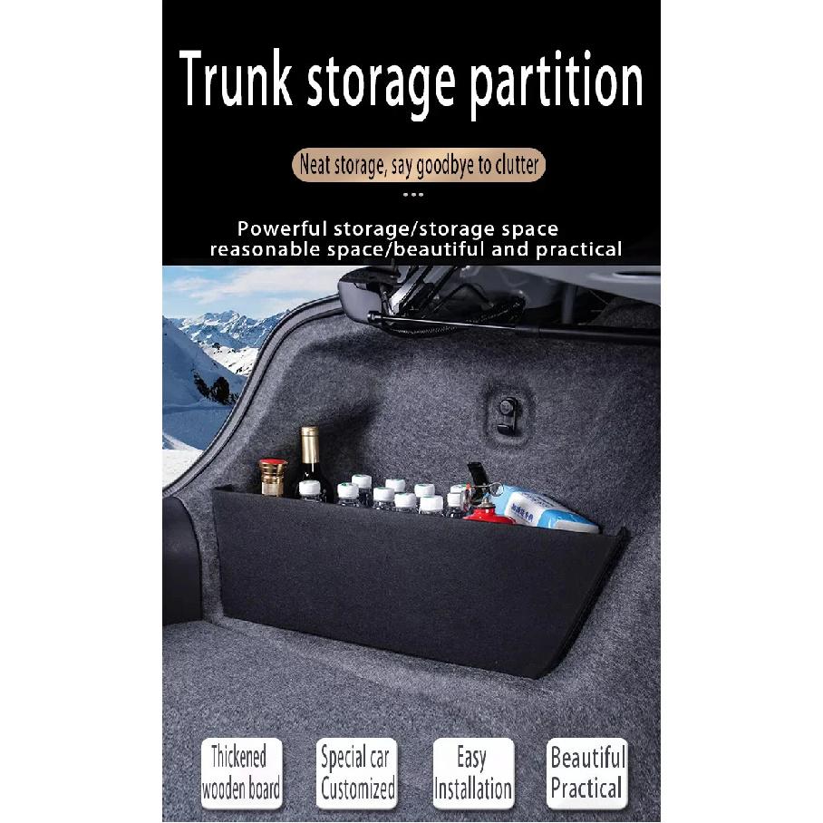 For Mazda 3 Axela BP 2019~2025 2024 2021 2022 Car Trunk Storage Partition Multifunction Storage Box Auto Interior Accessories