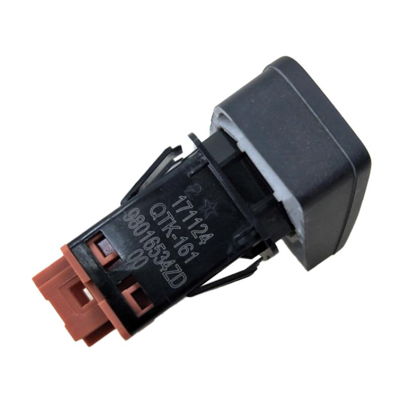 Car double flash switch hazard light switch emergency light switch 98016534ZD for Peugeot 301 2014-2018